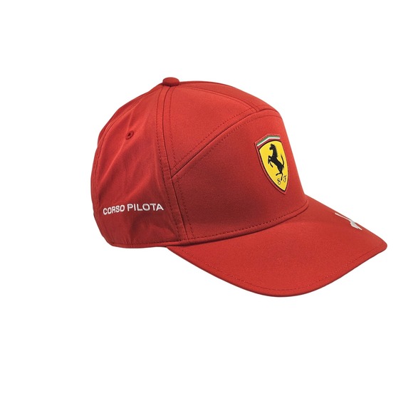 Puma Ferrari Corso Pilota Red Racing Baseball Cap Hat 026186-03 Mens Womens NWOT